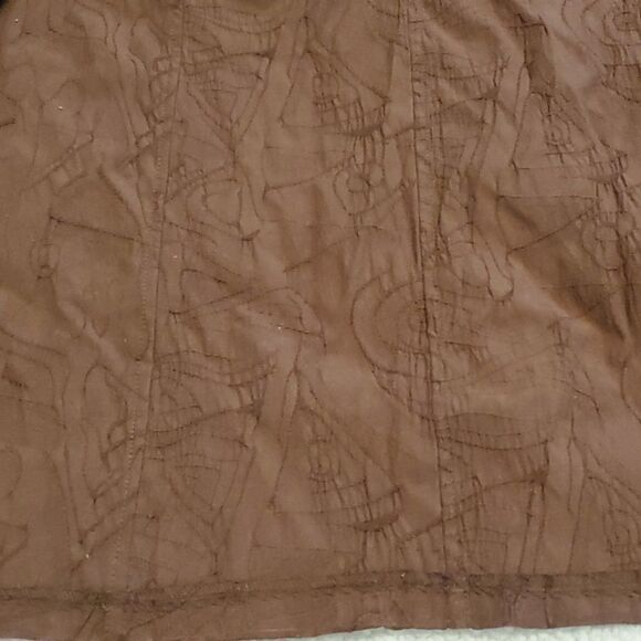 Mirror image brown long sleeve button down… - Picture 9 of 11